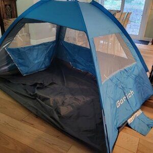 Beach Tent, Beach Shade Tent for 4 Person with UPF 50+ UV Protection